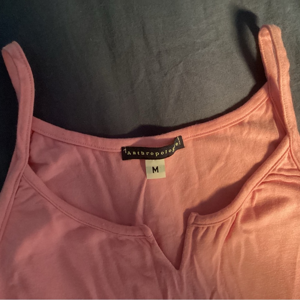Anthropologie Blush Pink Sleeveless Top
